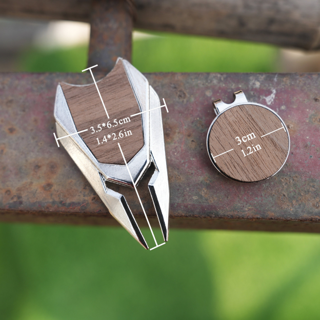 Personalized Monogram Golf Divot Tool and Ball Marker Set | JNSTool06