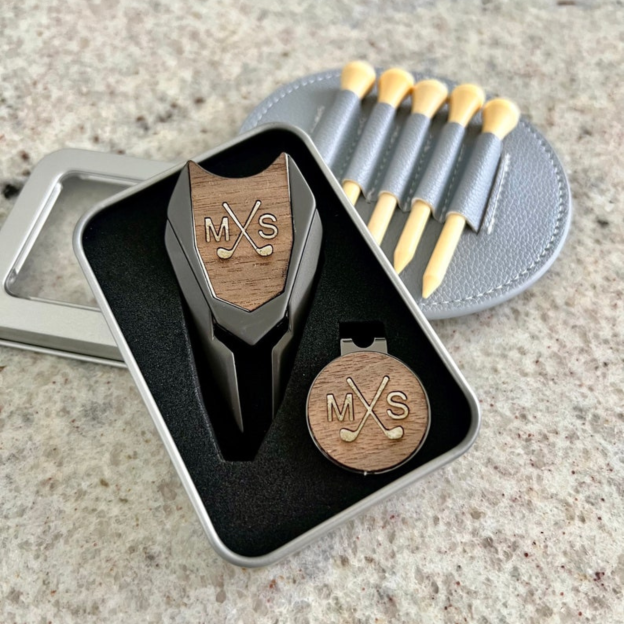 Personalized Monogram Golf Divot Tool and Ball Marker Set | JNSTool06
