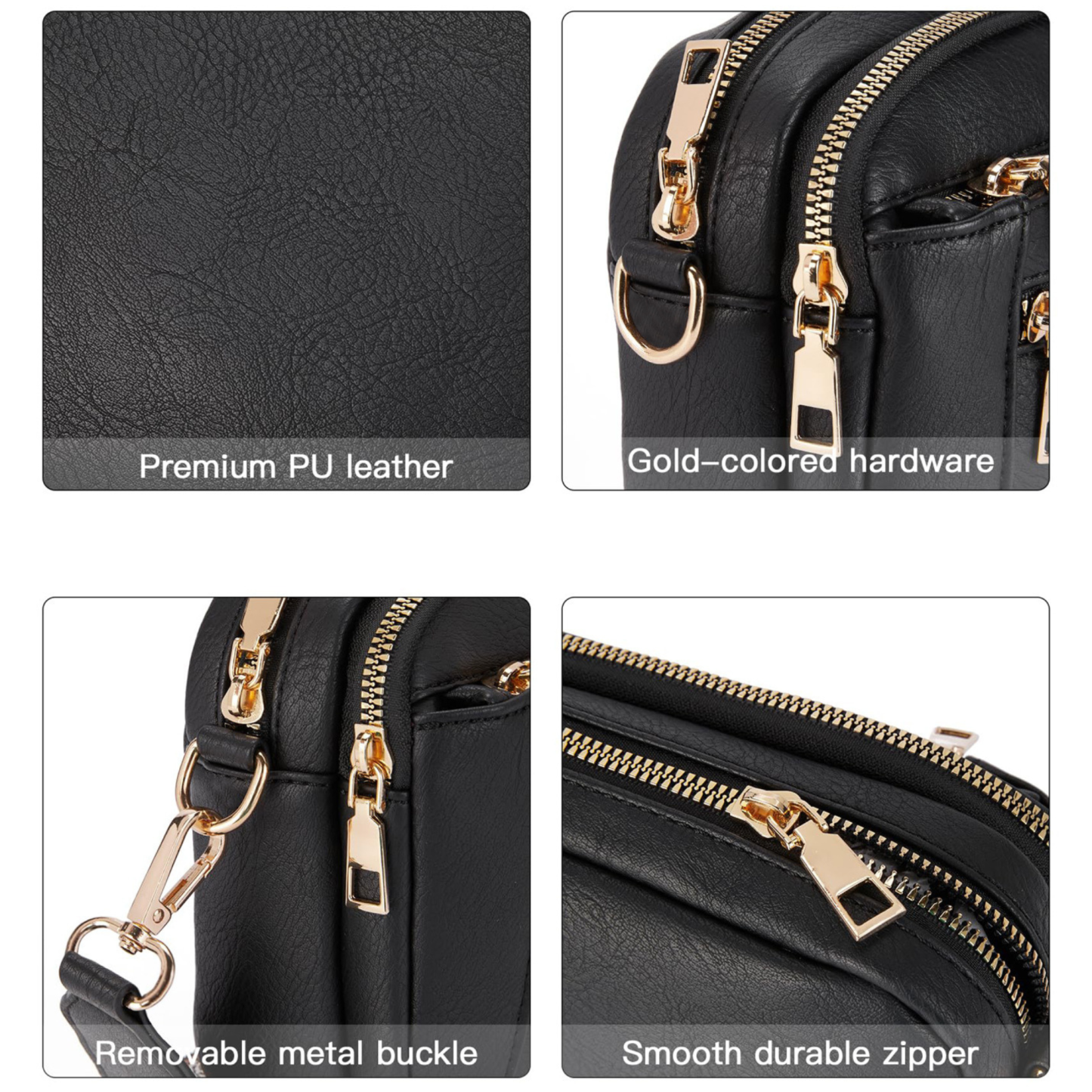 Personalized Name Leather Crossbody Bag with Colorful Straps for Unique & Love | JNSBag73