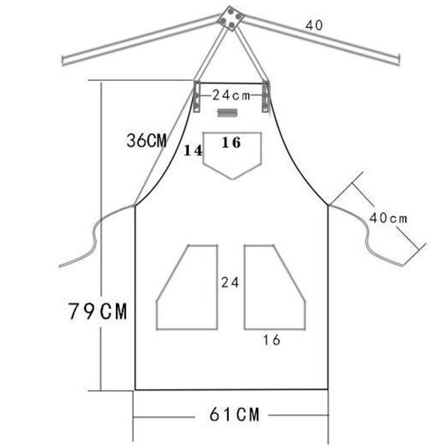 Personalized Monogram Leather Patch Canvas Apron for Unique & Love | JNSCloth44