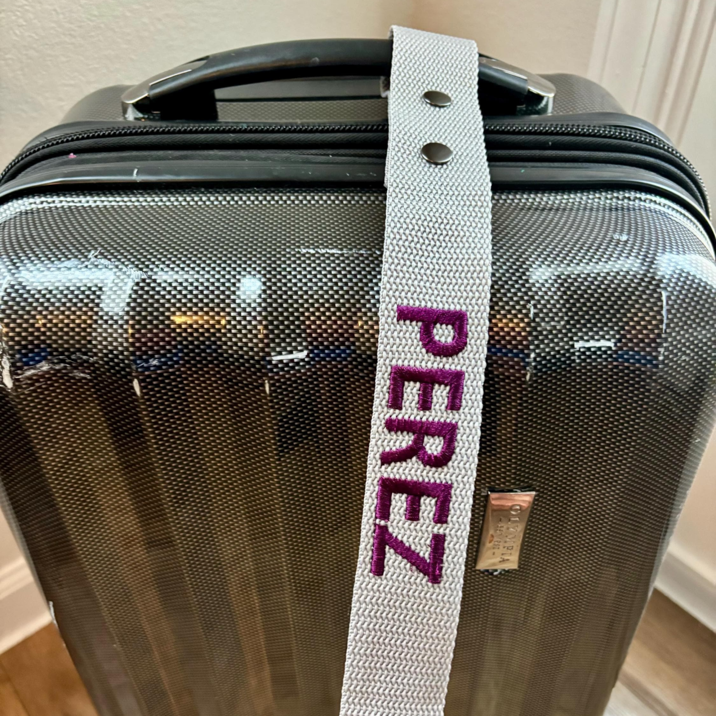 Personalized Embroidered Luggage Tag for Unique & Love | JNSDec147