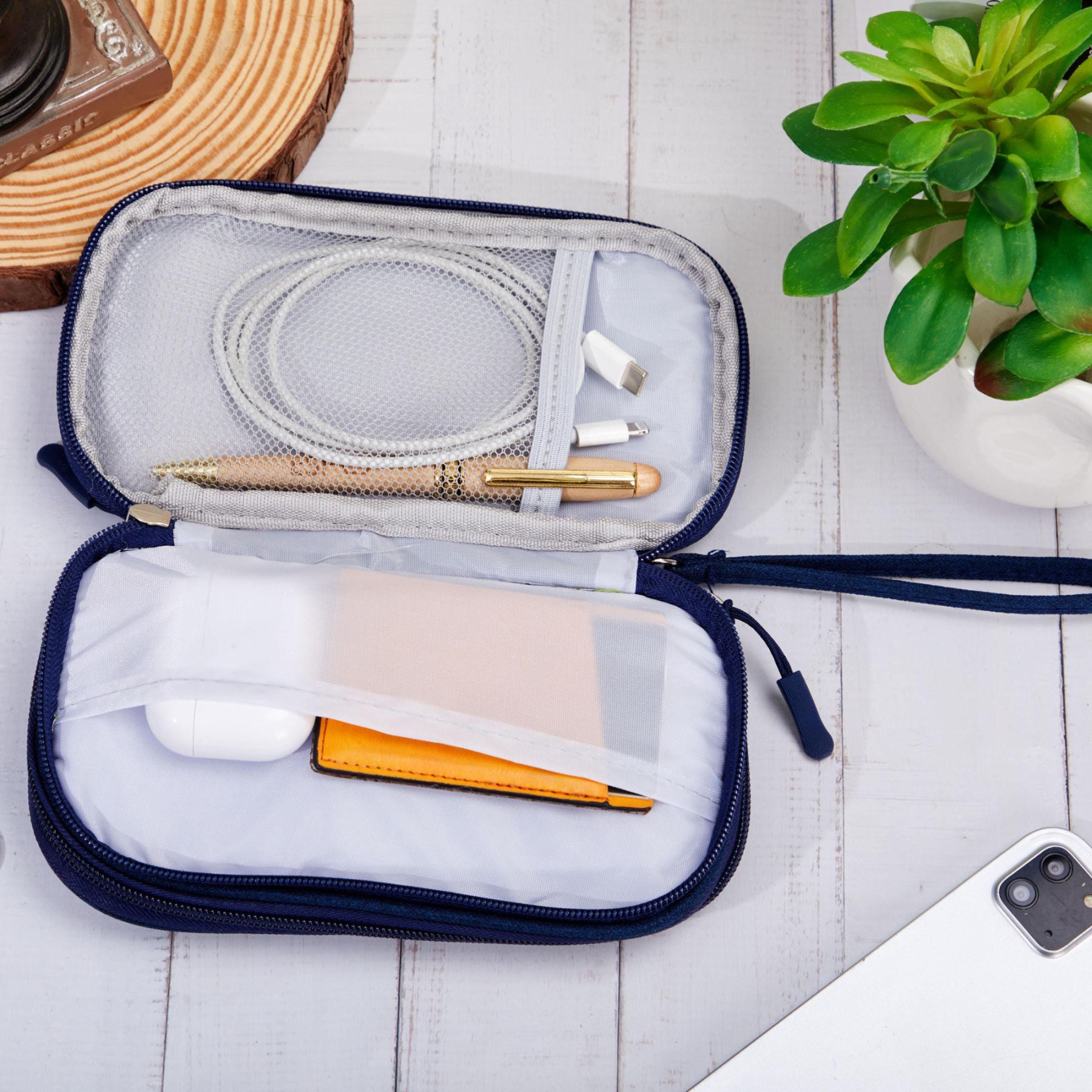 Personalized Travel Portable Cable Organizer Bag for Unique & Love | JNSBag102