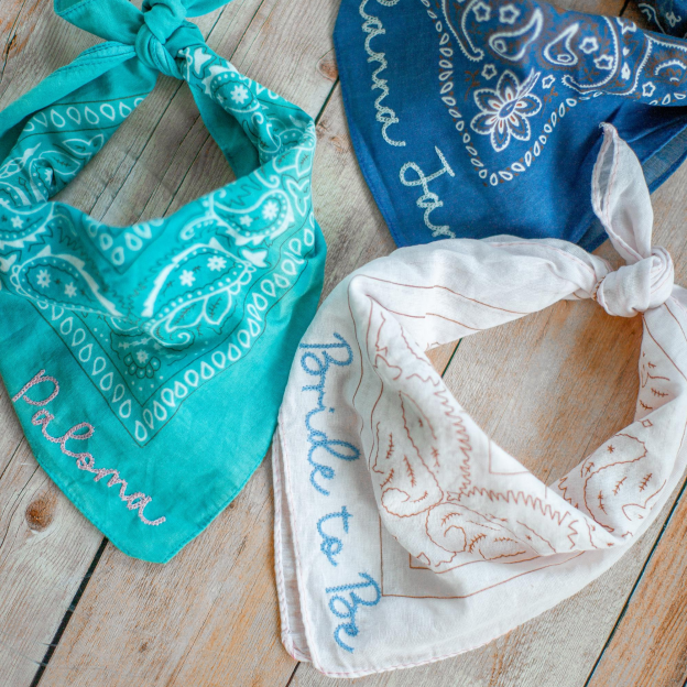 Personalized Name Embroidered Bandana for Unique & Love | JNSCloth49