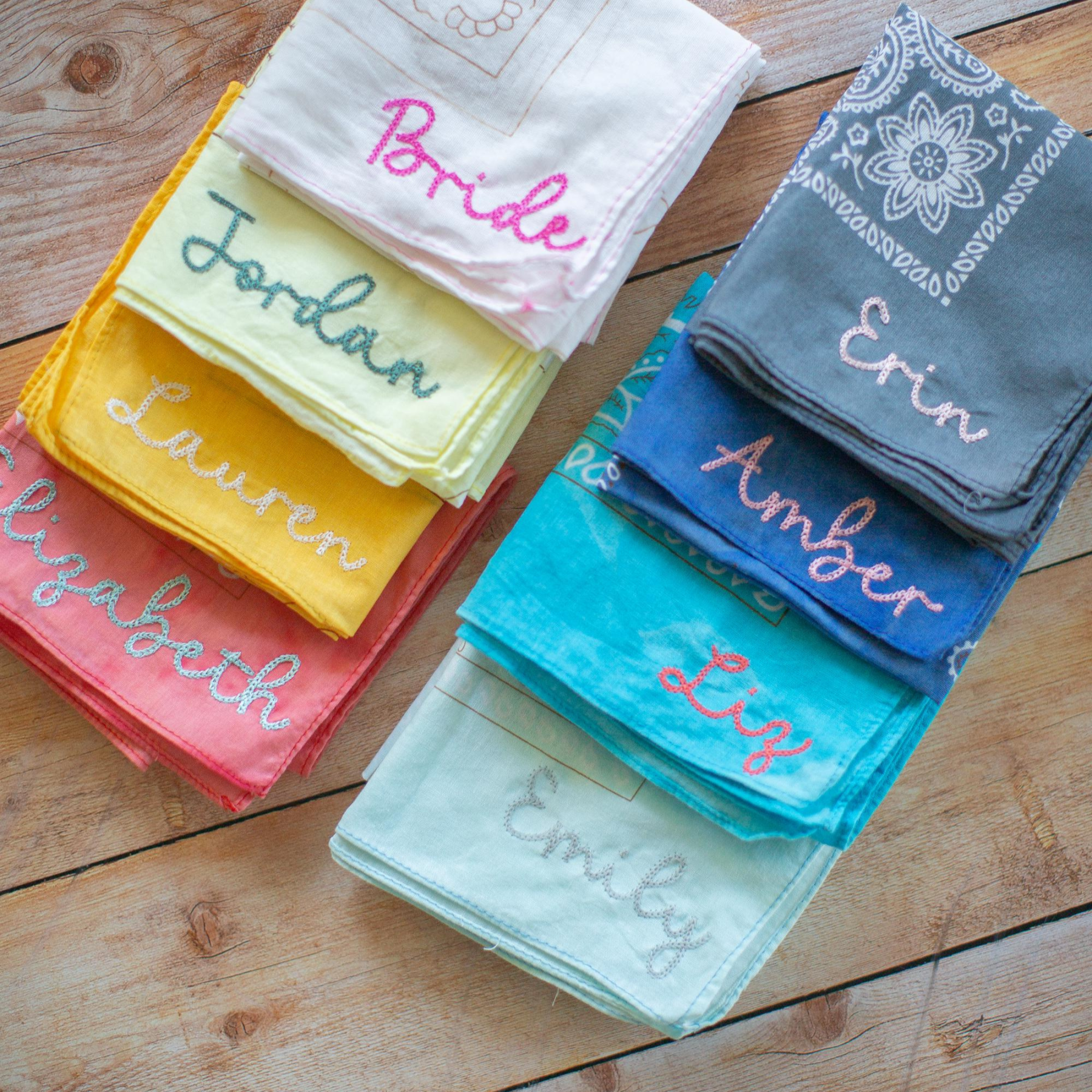 Personalized Name Embroidered Bandana for Unique & Love | JNSCloth49