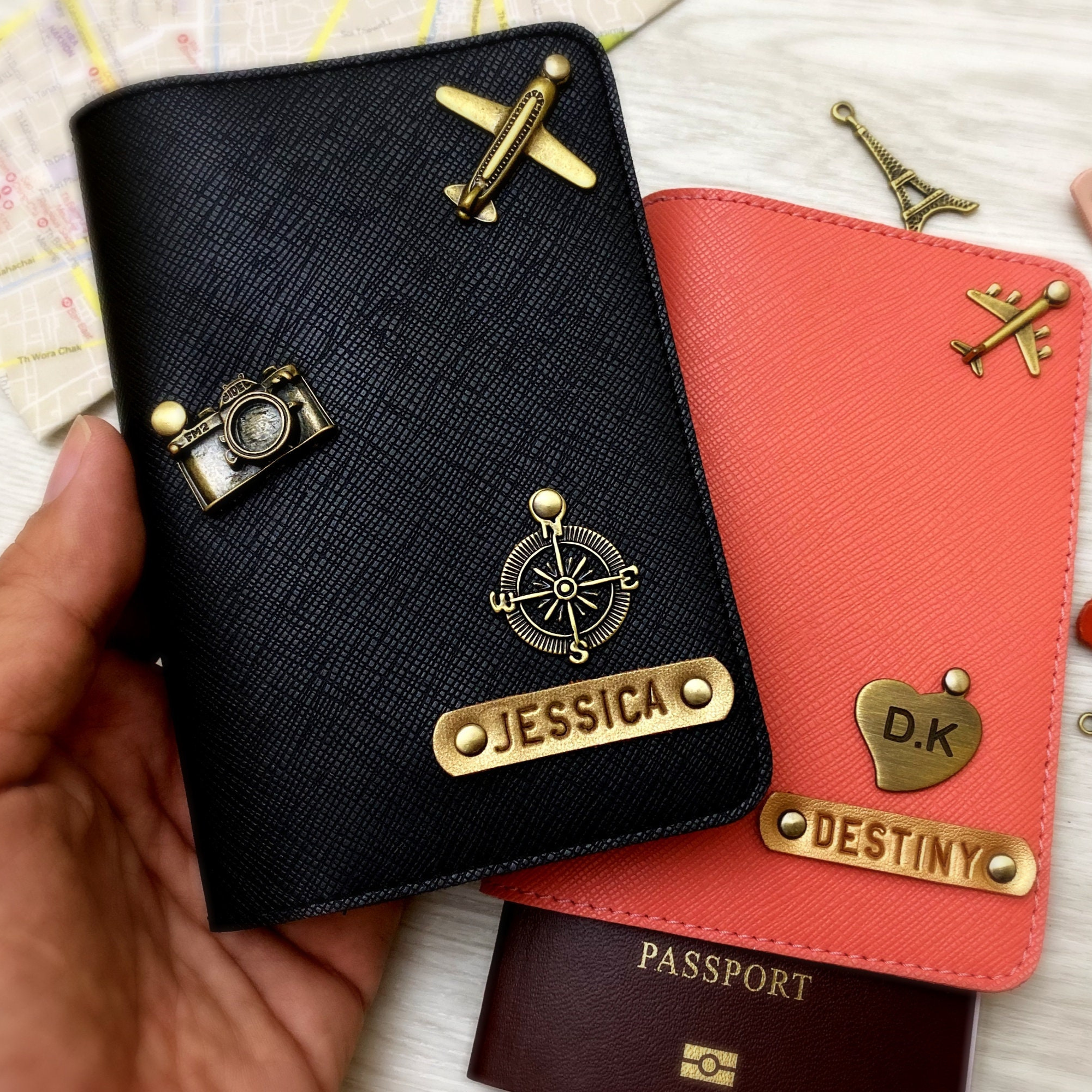 Personalized Leather Passport Holder for Unique & Love | JNSCase15