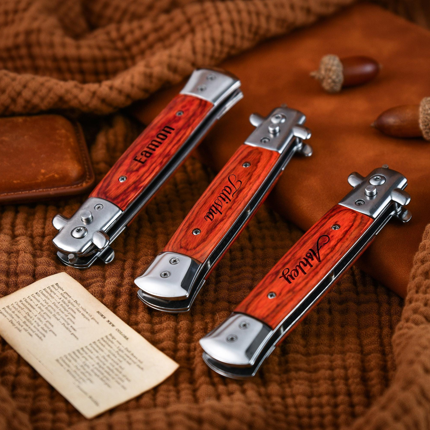 Personalized Folding Engraved Hair Beard Comb for Unique & Love | JNSTool27