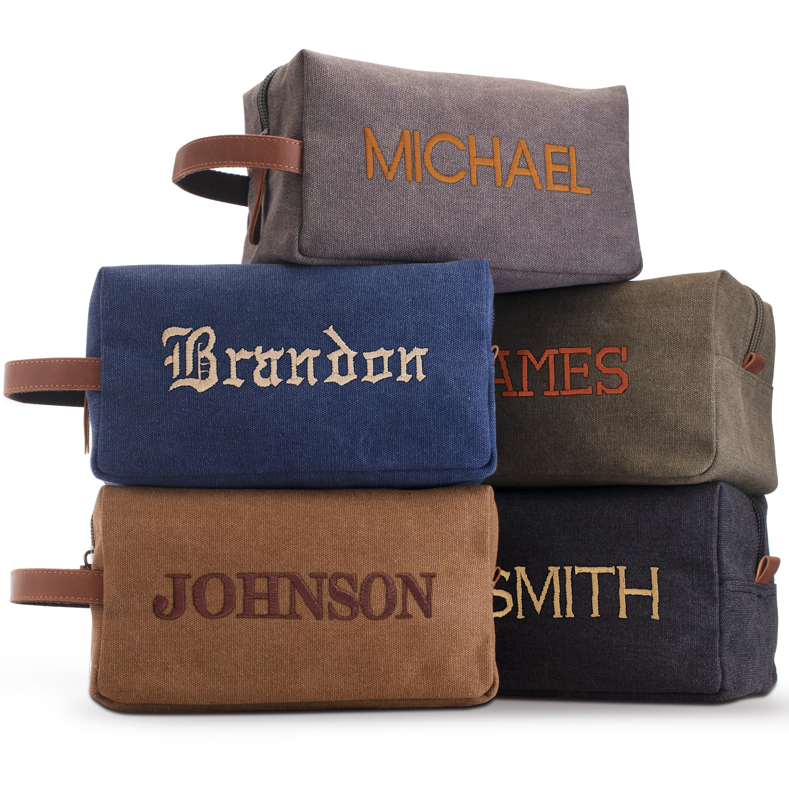 Personalized Monogram Embroidered Toiletry Bag for Unique & Love | JNSBag55