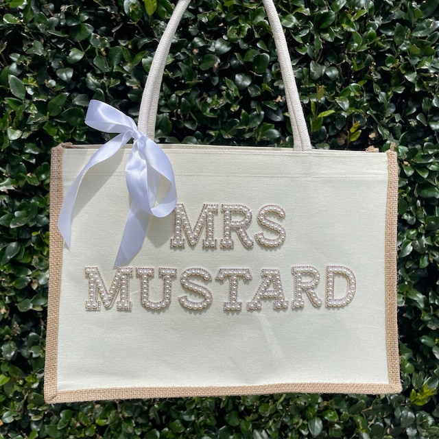 Personalized Pearl Patch Tote Bag for Unique & Love | JNSBag37