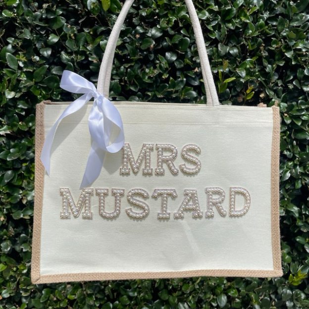 Personalized Pearl Patch Tote Bag for Unique & Love | JNSBag37