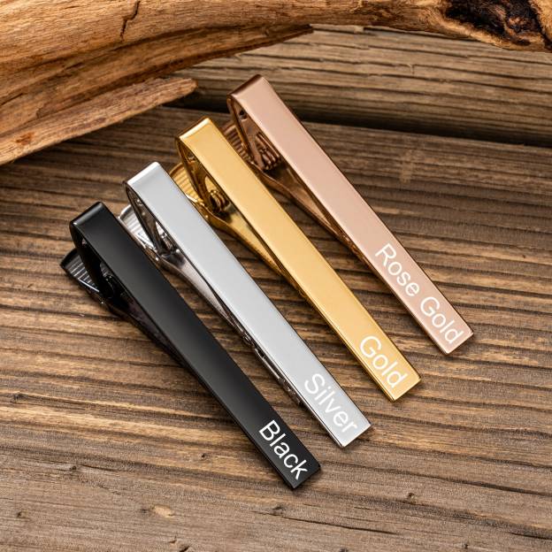 Personalized Men's Cufflink & Tie Clip Set for Unique & Love | JNSDec49