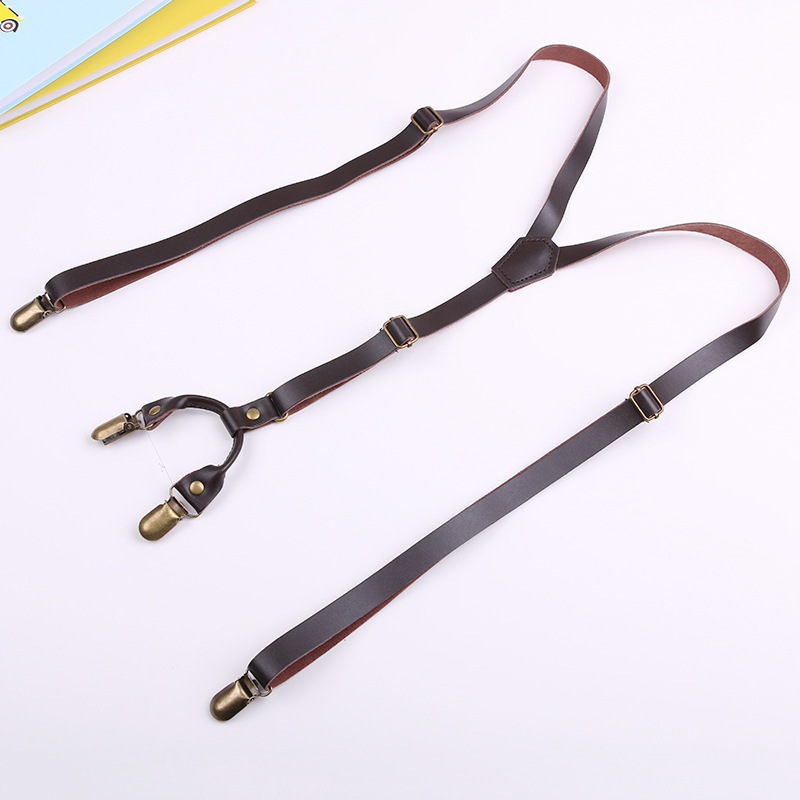 Personalized Monogrammed Genuine Leather Suspenders for Unique & Love | JNSCloth28