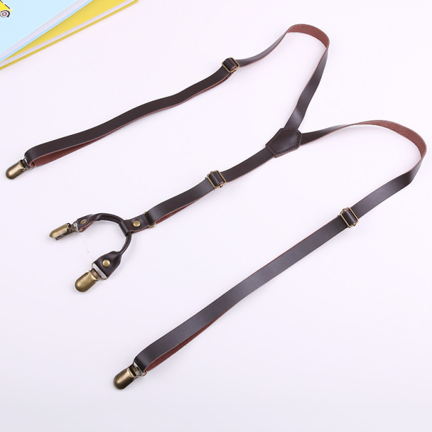 Personalized Monogrammed Genuine Leather Suspenders for Unique & Love | JNSCloth28