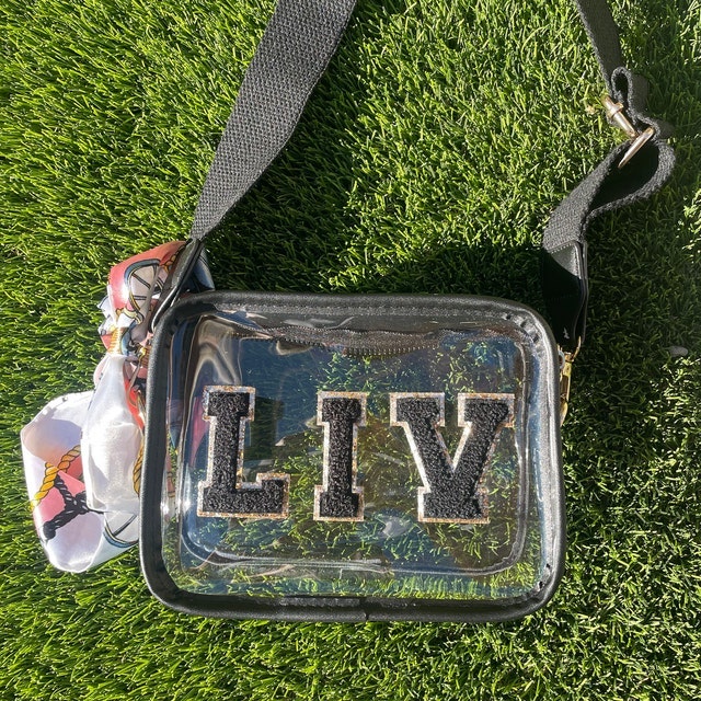 Personalized Clear Stadium Crossbody Bag for Unique & Love | JNSBag39