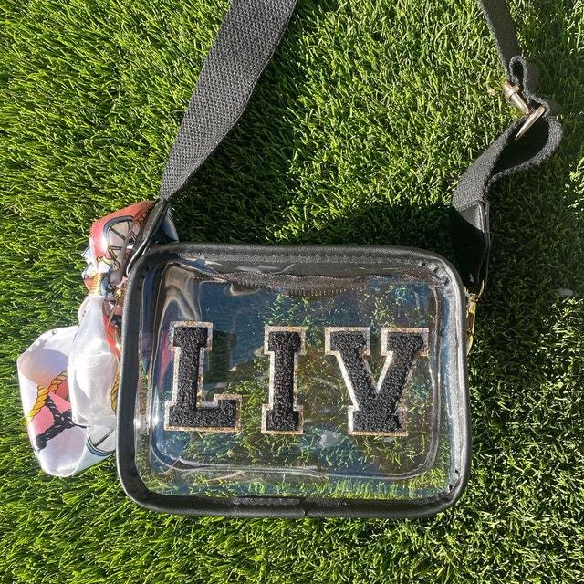 Personalized Clear Stadium Crossbody Bag for Unique & Love | JNSBag39