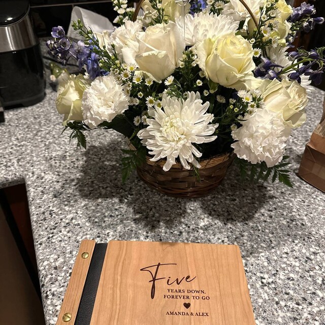 Personalized Wooden Scrapbook for Unique & Love for Unique & Love | JNSDec174