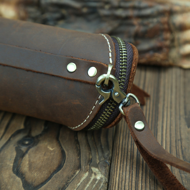 Personalized Monogram Engraving Leather Key Bag for Unique & Love | JNSBag84