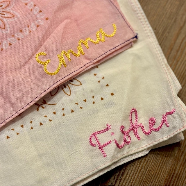 Personalized Name Embroidered Bandana for Unique & Love | JNSCloth49