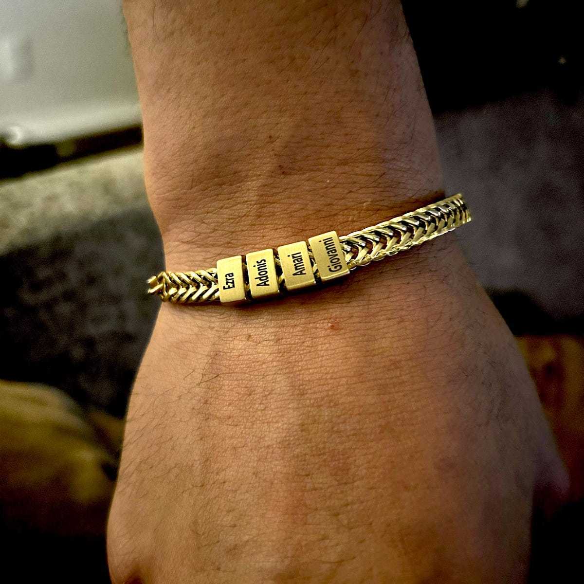 Personalized Name Engraved Bracelet for Unique & Love  | JNSDec109