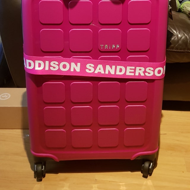 Personalized Name Luggage Strap Belt | JNSBag53