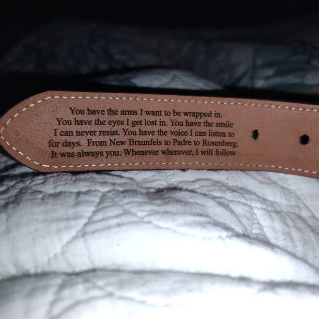 Personalized Handmade Engraved Genuine Leather Belt for Men | JNSCloth18