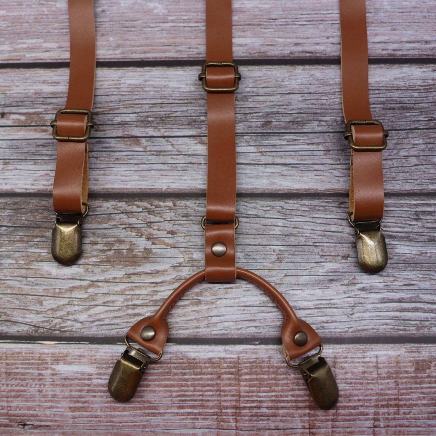 Personalized Monogrammed Genuine Leather Suspenders for Unique & Love | JNSCloth28