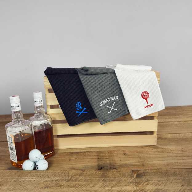 Personalized Monogram Embroidered Golf Towel | JNSCloth36