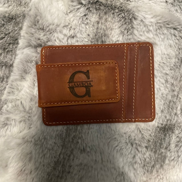 Personalized Leather Magnetic Money Clip for Unique & Love | JNSBag29