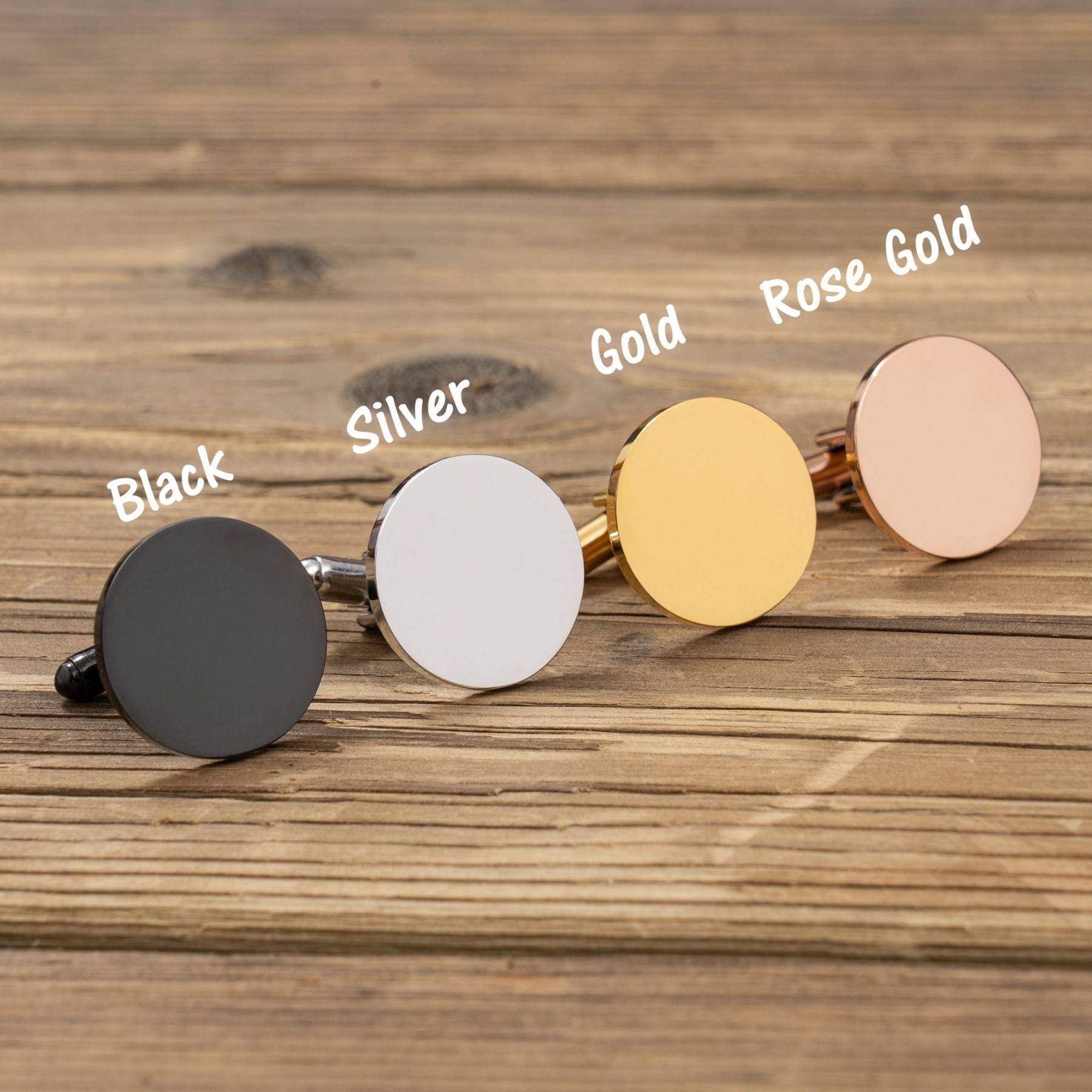 Personalized Men's Cufflink & Tie Clip Set for Unique & Love | JNSDec49