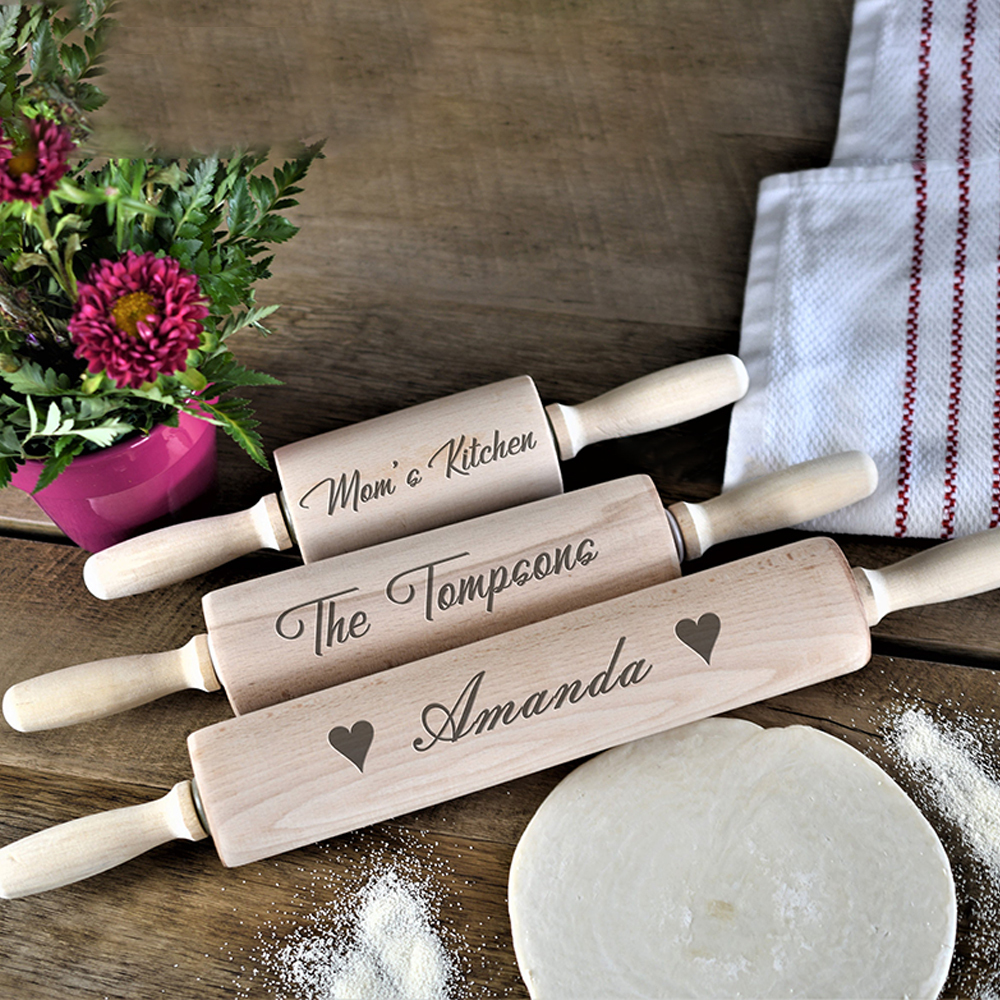 Personalized Name Wood Rolling Pin for Unique & Love | JNSTool14