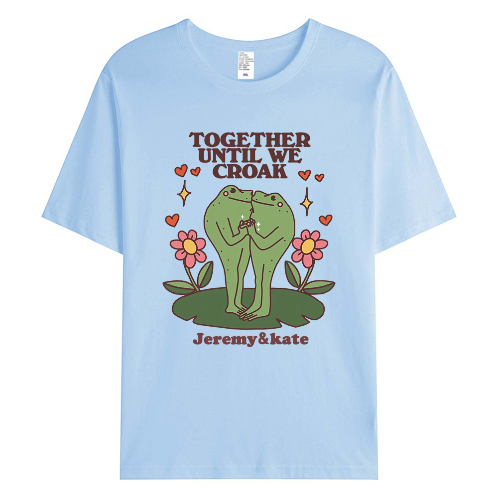 Personalized Name Frog Anniversary Shirt for Unique & Love | JNSCloth48
