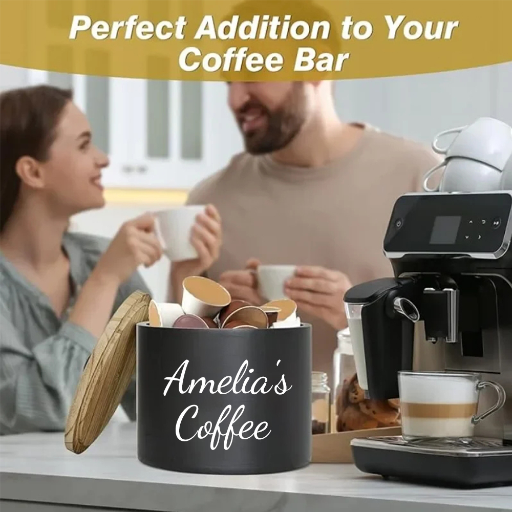 Personalized Coffee Pod Holder Organizer for Unique & Love | JNSDec163