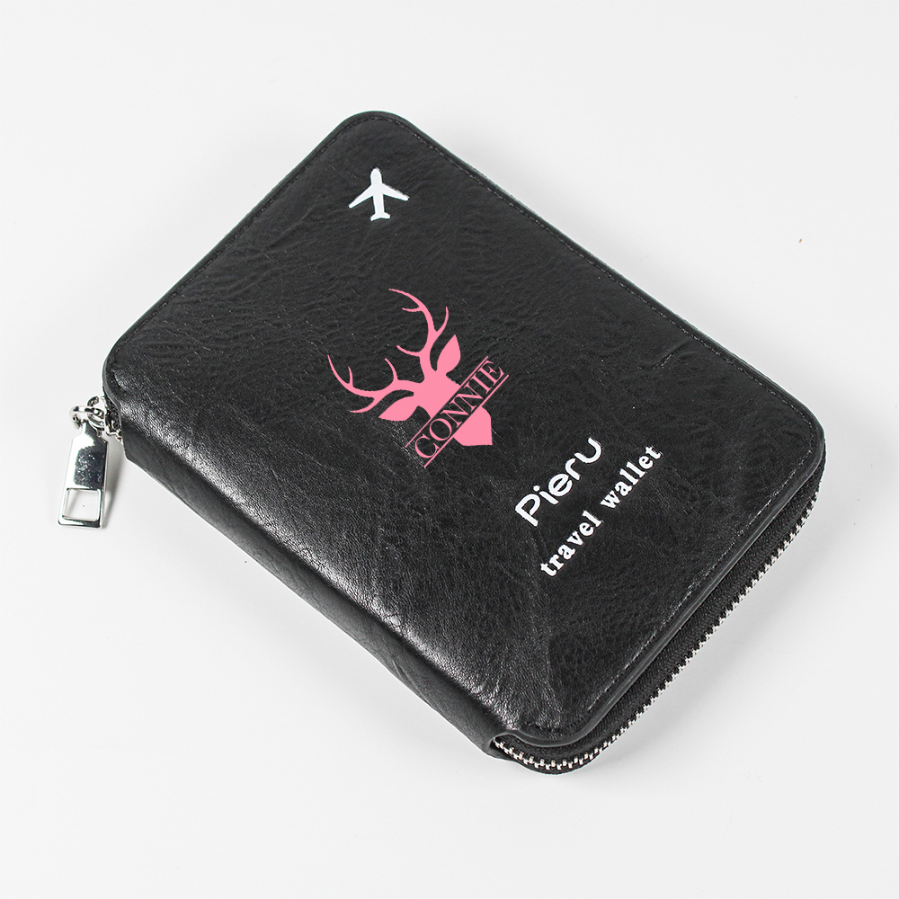 Personalized Monogram Leather Passport Cover with RFID Blocking | JNSCase11