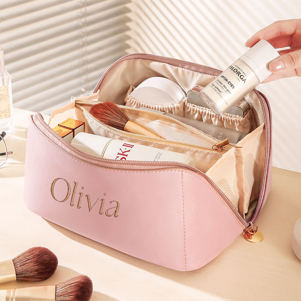 Personalized Embroidered Makeup Bag for Unique & Love | JNSBag30