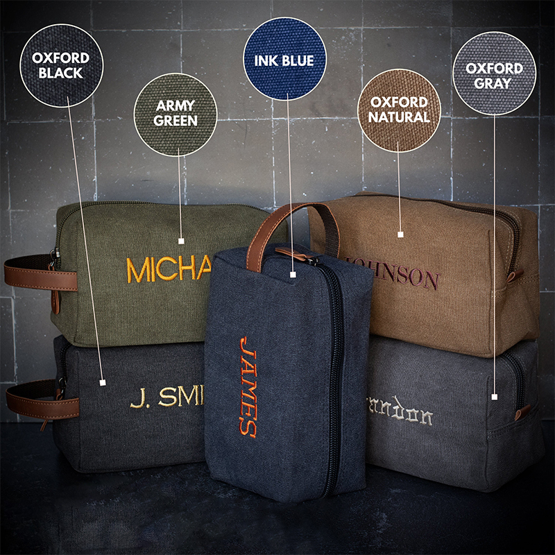 Personalized Monogram Embroidered Toiletry Bag for Unique & Love | JNSBag55