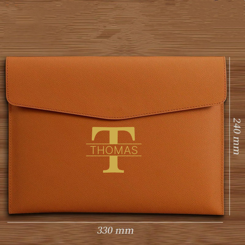 Personalized Monogram Leather File Folder for Unique & Love | JNSBag56