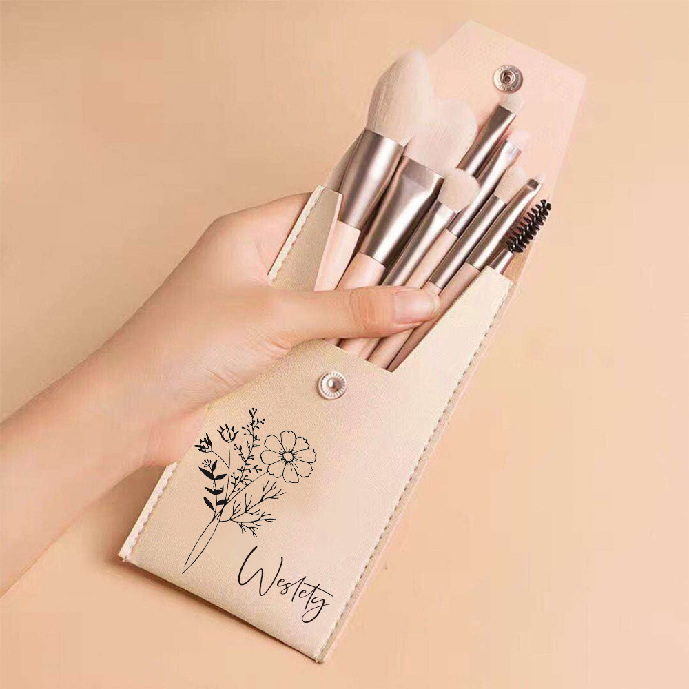 Personalized Wedding Makeup Brushes for Unique & Love | JNSBag14
