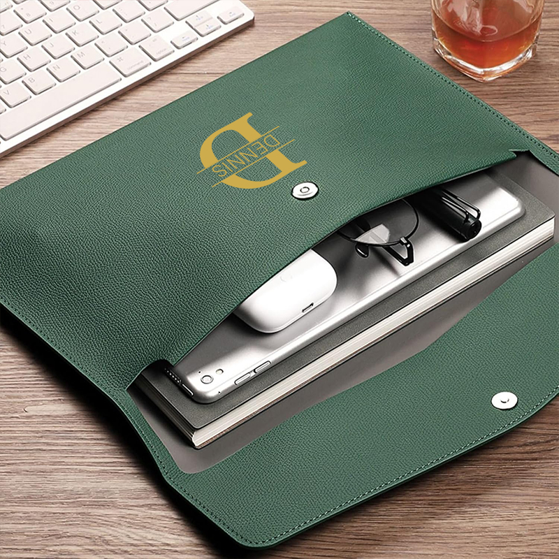 Personalized Monogram Leather File Folder for Unique & Love | JNSBag56