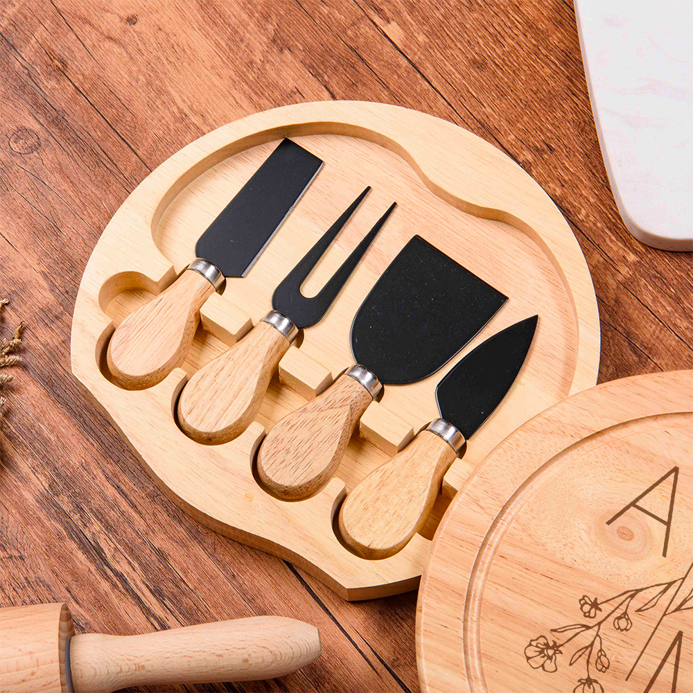 Personalized Monogrammed Cheese Knives Set for Unique & Love | JNSDec98