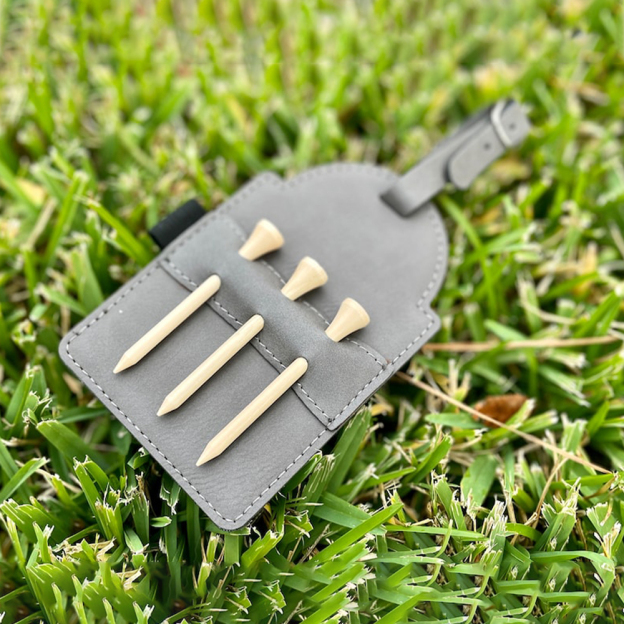 Personalized Leather Monogram Golf Tees Bag Tag for Unique & Love | JNSTool15