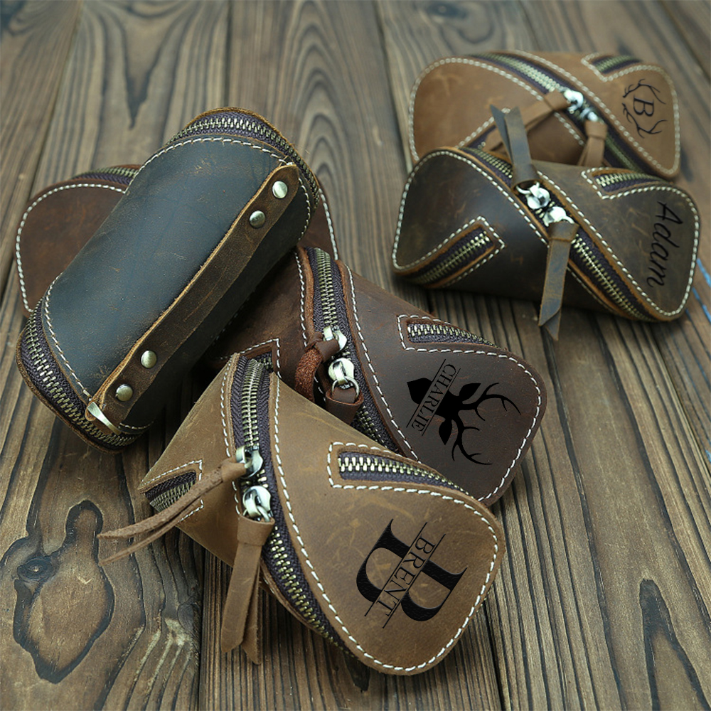 Personalized Monogram Engraving Leather Key Bag for Unique & Love | JNSBag84