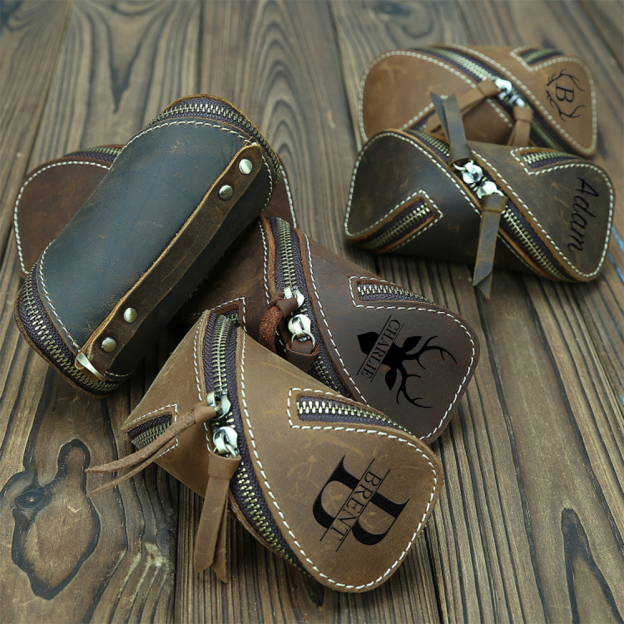 Personalized Monogram Engraving Leather Key Bag for Unique & Love | JNSBag84