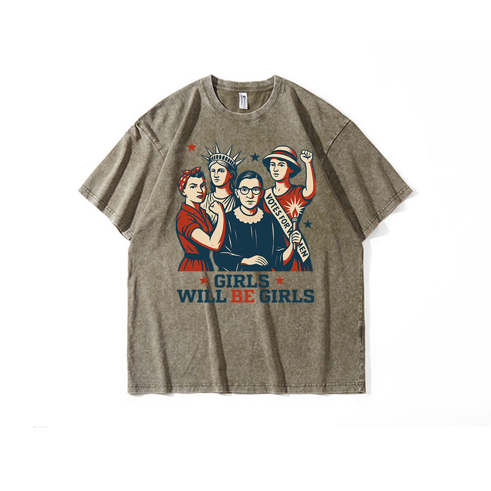 July 4th Patriotic Washed Shirt for Unique & Love | JNSJuly44