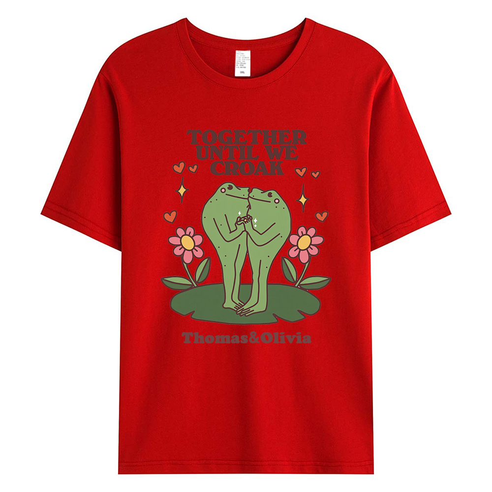 Personalized Name Frog Anniversary Shirt for Unique & Love | JNSCloth48