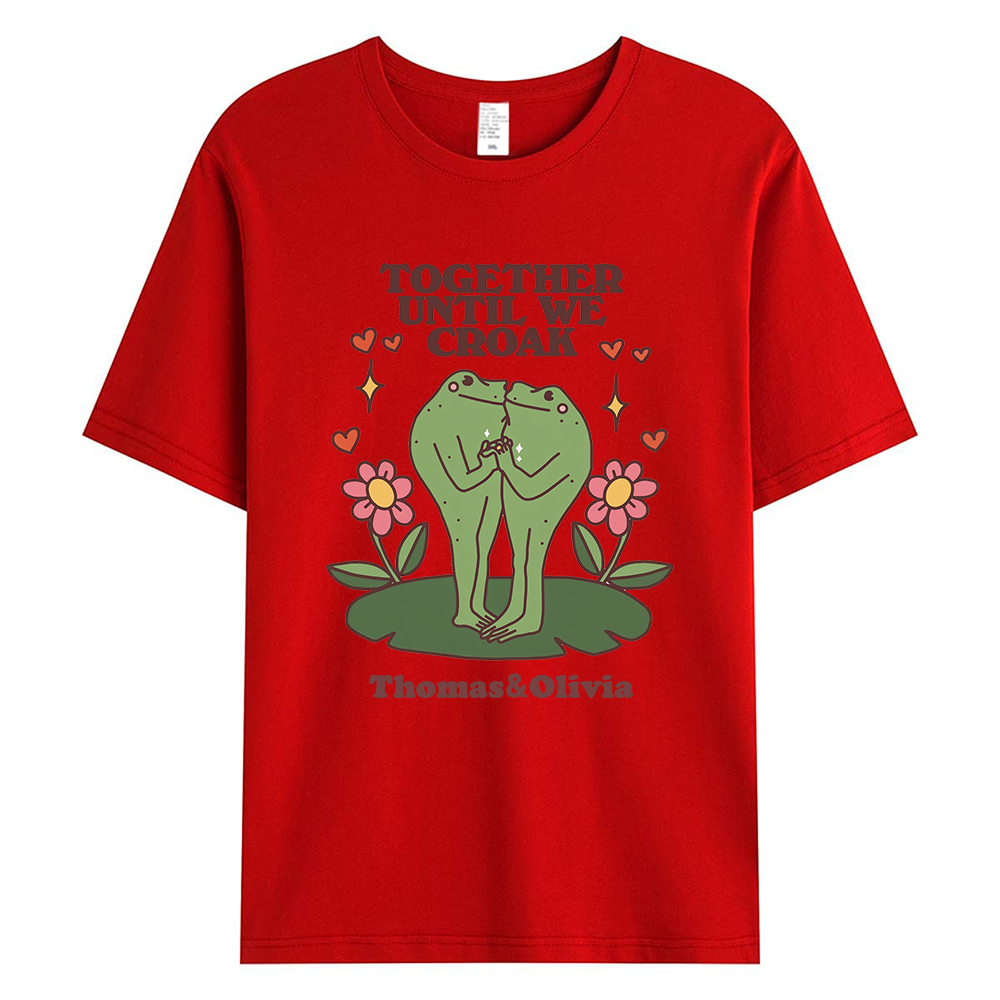 Personalized Name Frog Anniversary Shirt for Unique & Love | JNSCloth48