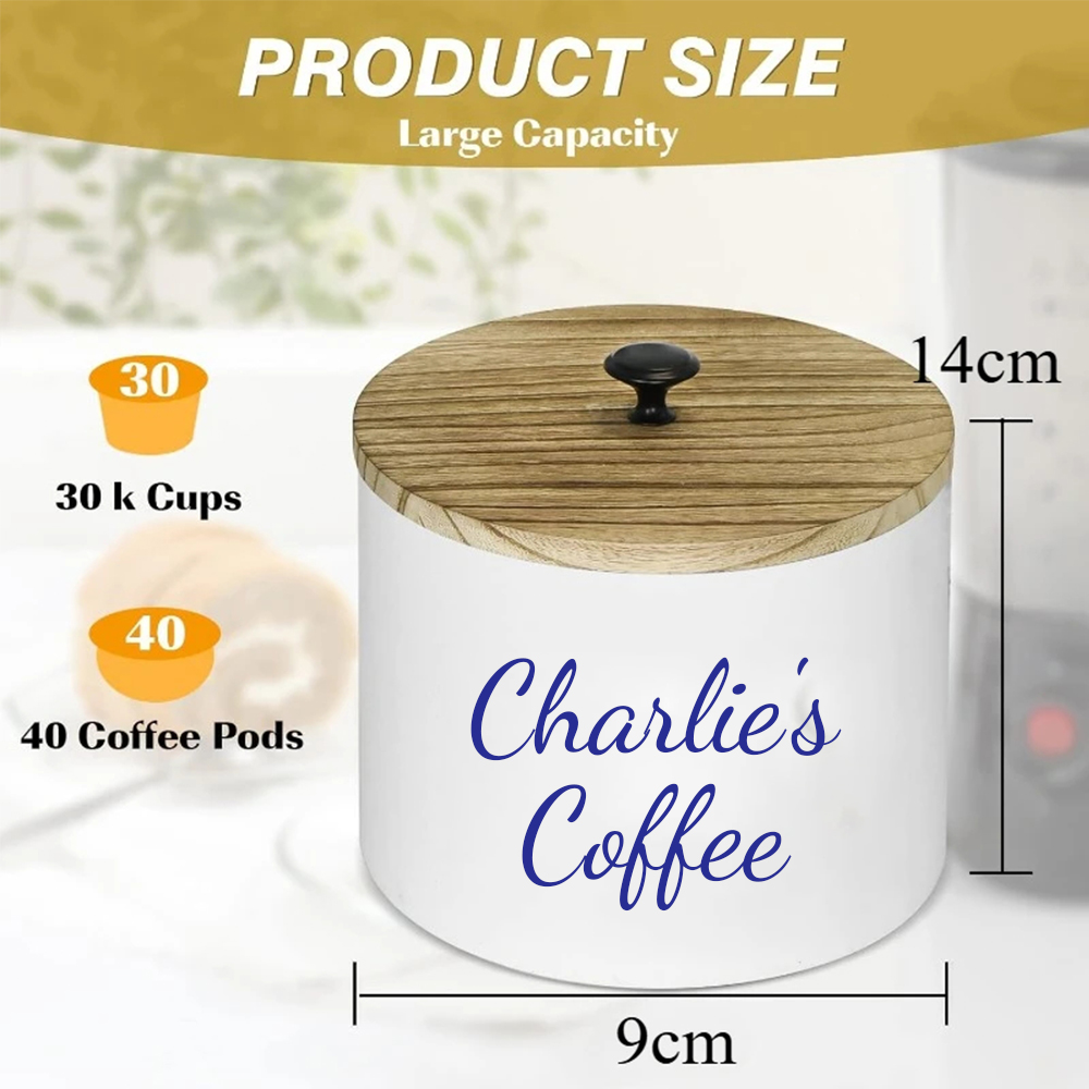 Personalized Coffee Pod Holder Organizer for Unique & Love | JNSDec163