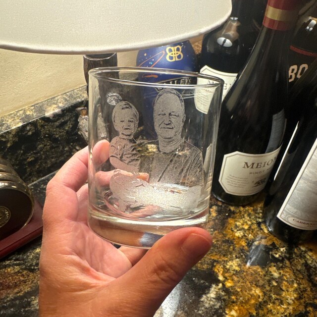 Personalized Engraved Photo Whiskey Glass for Unique & Love | JNSDec118