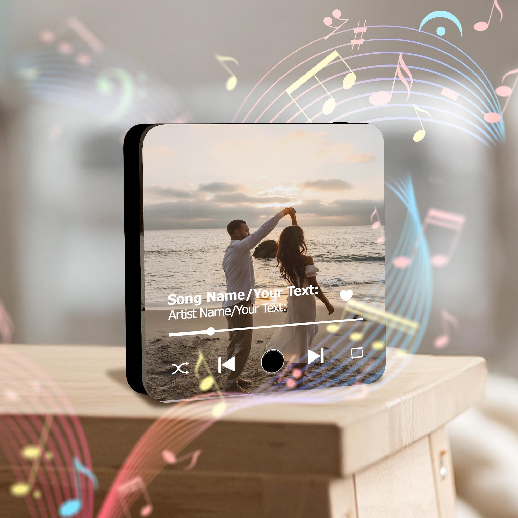 Personalized Photo Music Fridge Magnet for Unique & Love | JNSDec131