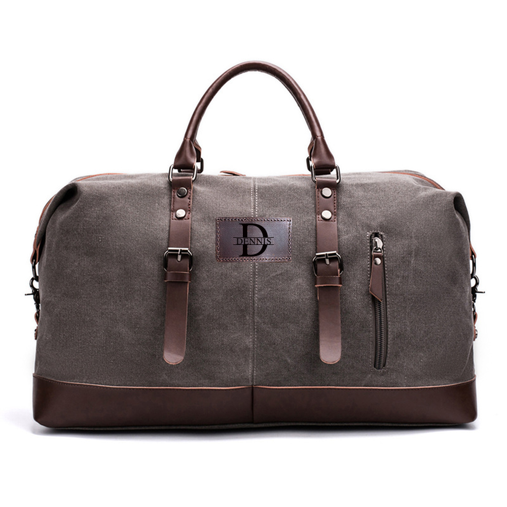 Personalized Monogrammed Travel Duffel Bag with Shoe Pouch | JNSBag57