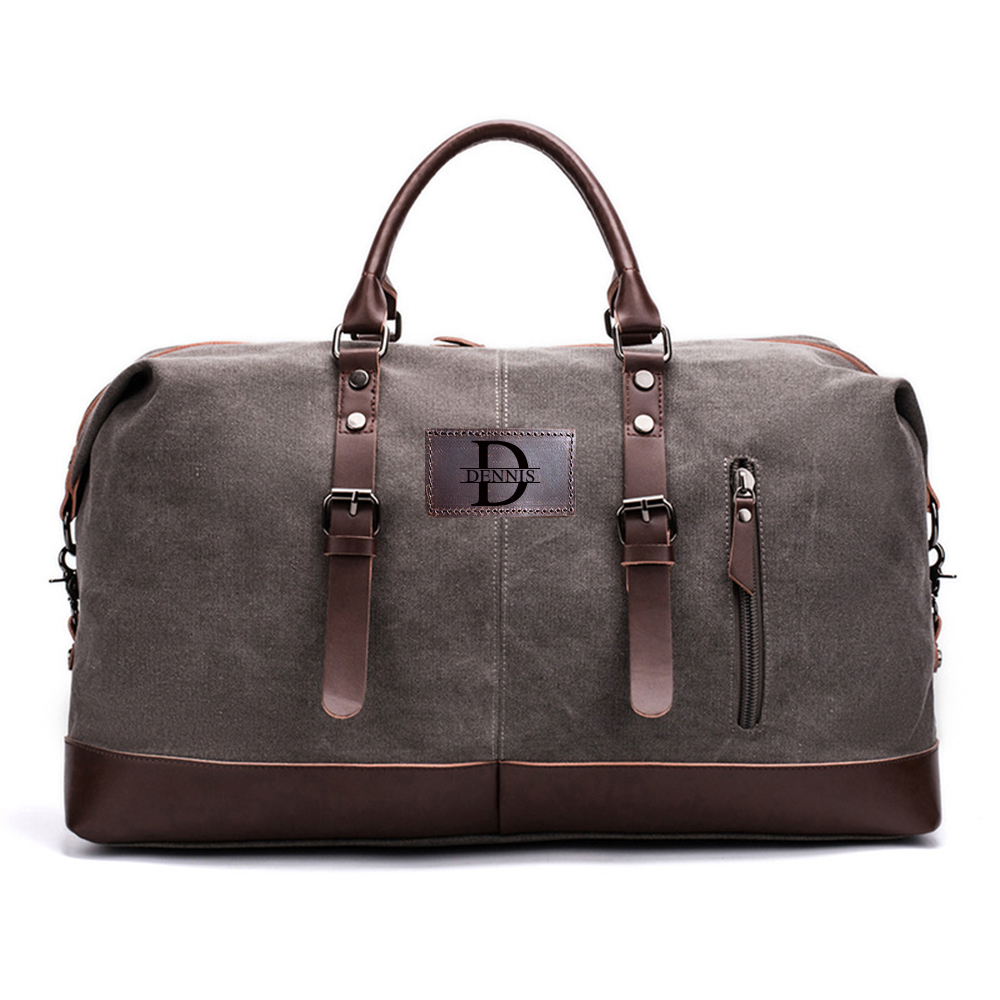 Personalized Monogrammed Travel Duffel Bag with Shoe Pouch | JNSBag57