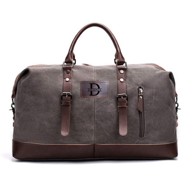 Personalized Monogrammed Travel Duffel Bag with Shoe Pouch | JNSBag57